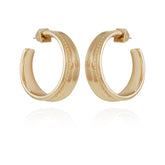 Chunky Open Hoop Earrings
