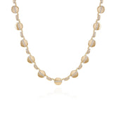 Goldtone Pave Multi-Coin Statement Necklace