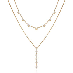 Crystal Layered Necklace