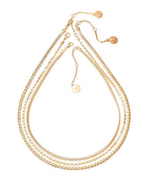 Trio Chain Layered Necklace
