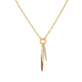 Double Pendant Necklace