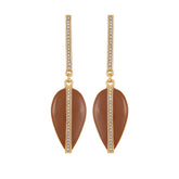 Gold Tone Drop Earrings