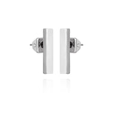 Rectangle Bar Stud Earrings