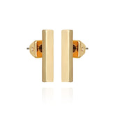 Rectangle Bar Stud Earrings