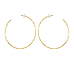 Large Open Hoop Earrings