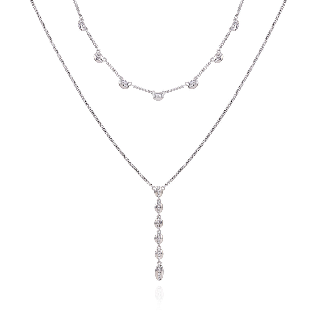 Crystal Layered Necklace