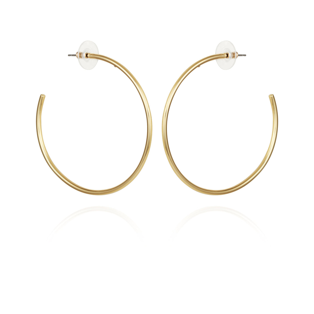 Extra Large Open Hoop Earrings